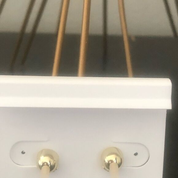 CAROLEE Stone & Freshwater Pearl Stud Earrings, Blue/Yellow/Gold, Pearl, NWT - Picture 9 of 9